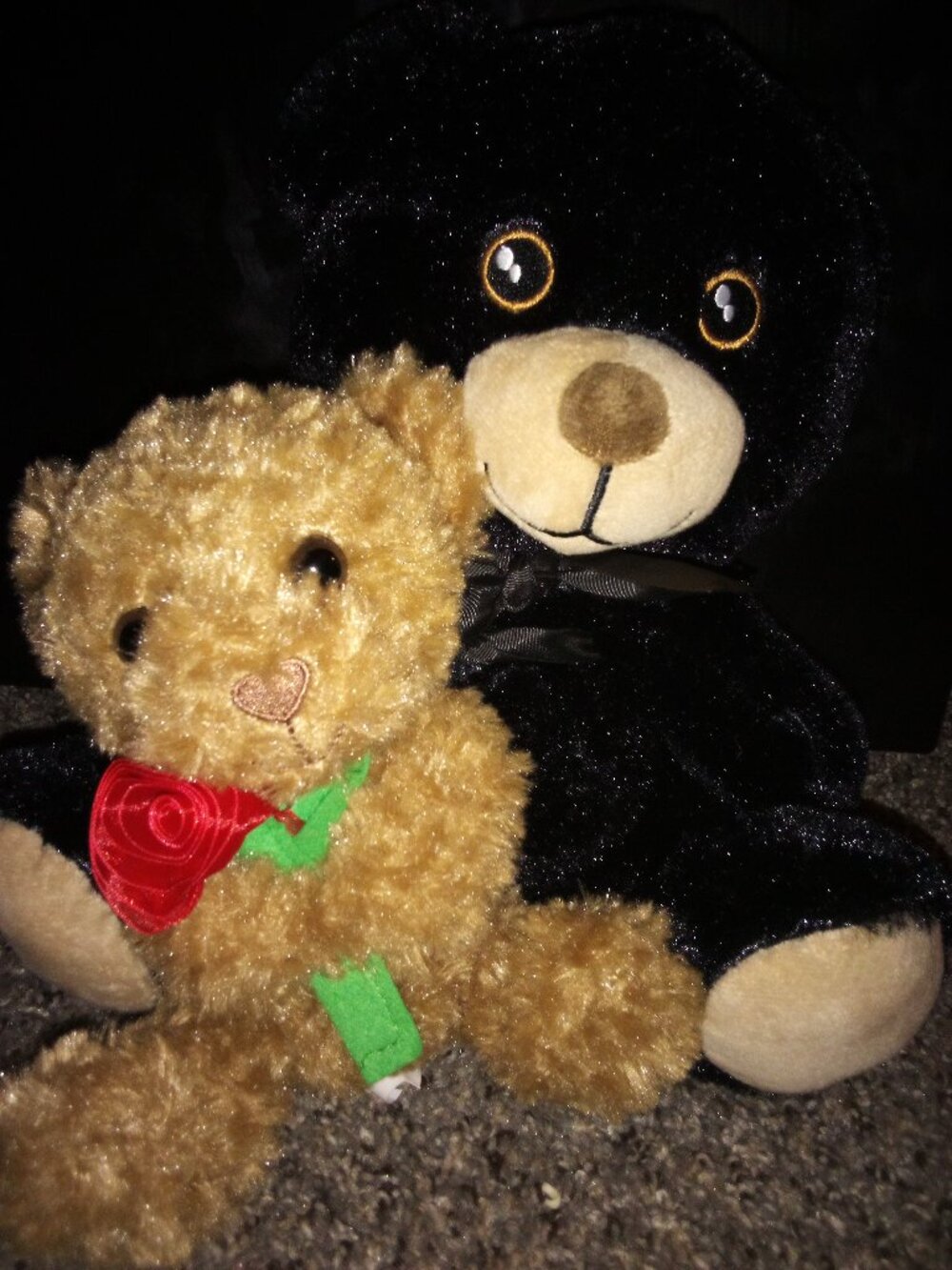 2 cute teddy bears